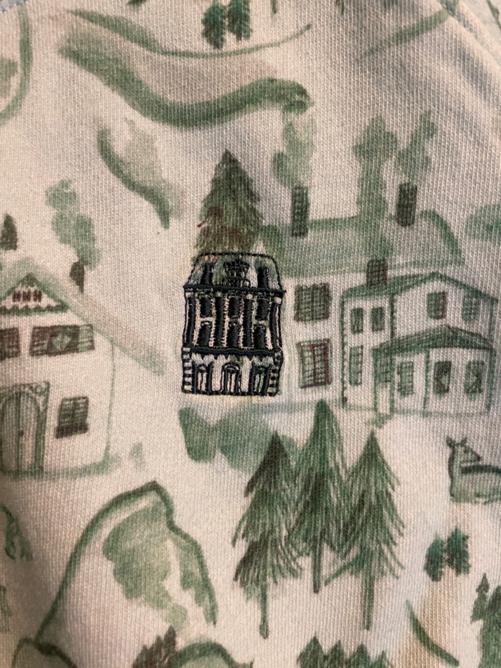 Hill House Home winter toile crewneck sweatshirt - Picture 2 of 3